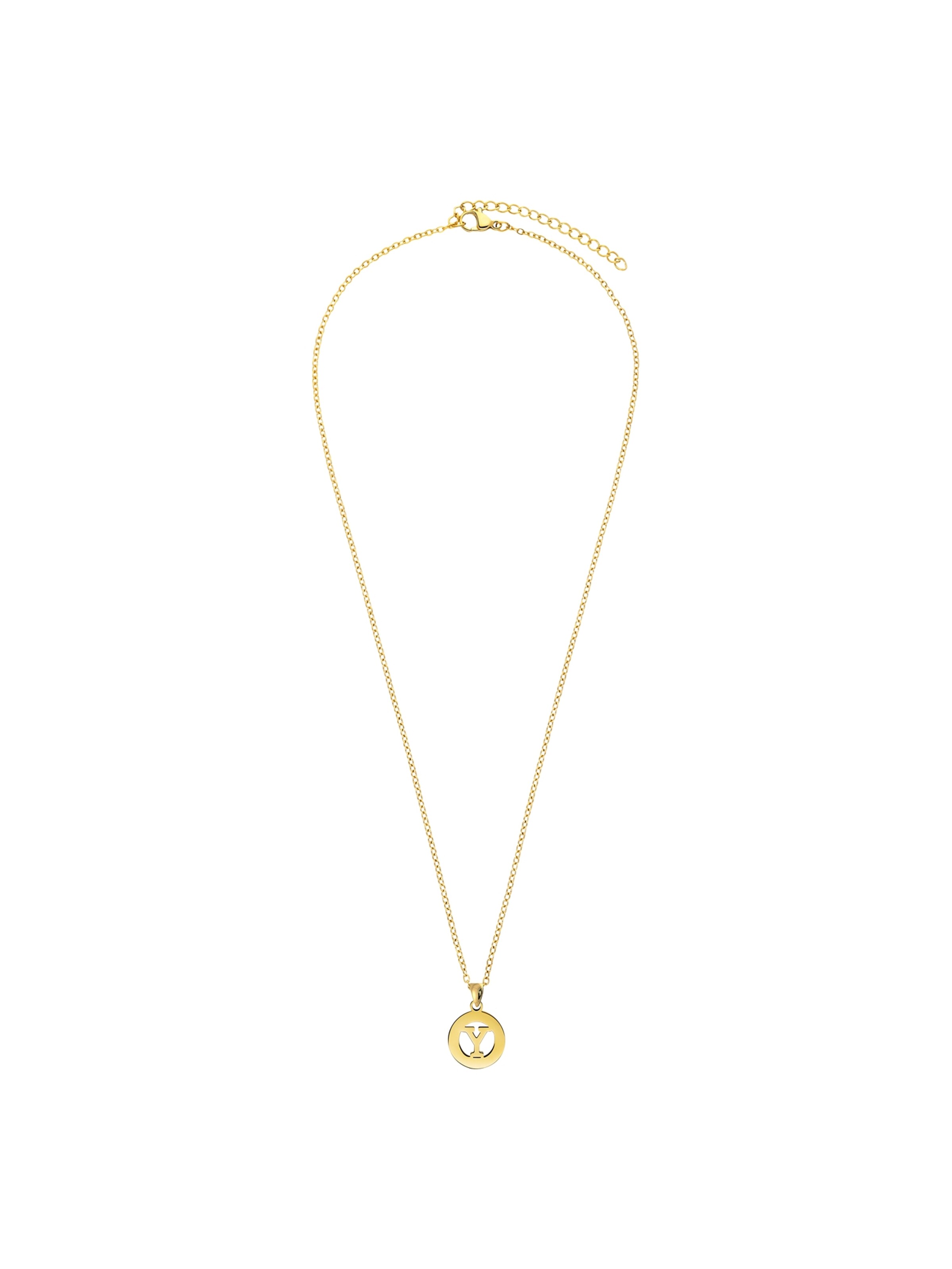 Lucardi Ketting in Goud: voorkant