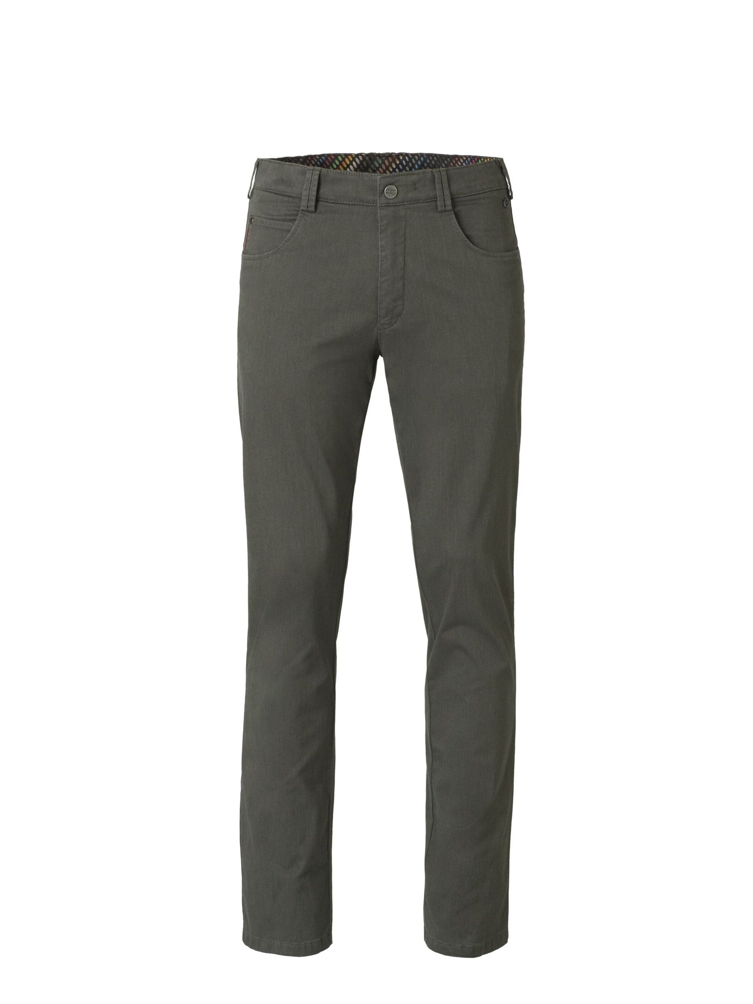 MEYER Slimfit Jeans 'Diego' in Grijs: voorkant