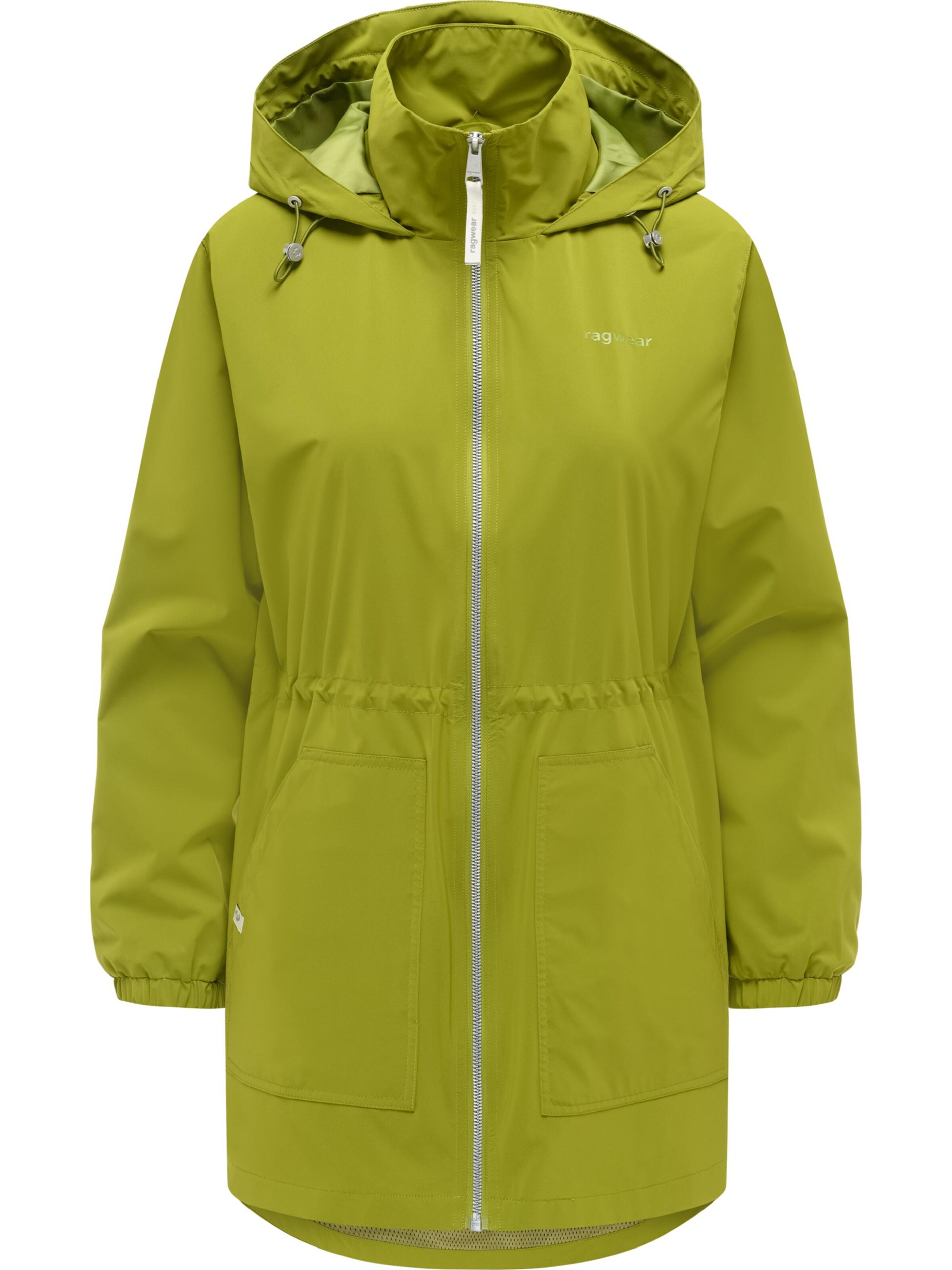 Ragwear Raincoat 'Brona' in Green: front