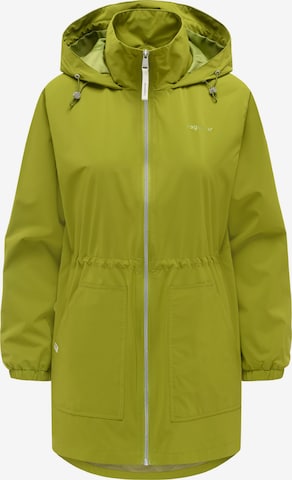 Manteau fonctionnel 'Brona' Ragwear en vert : devant