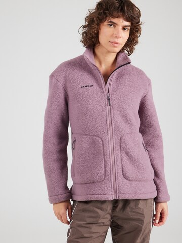 Veste en polaire fonctionnelle 'Falera' MAMMUT en violet : devant