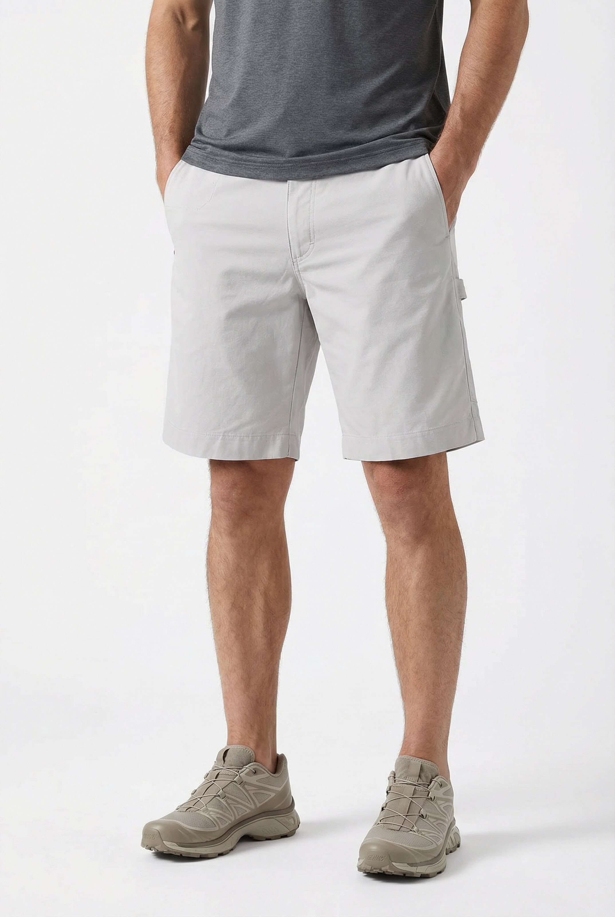 CMP Regular Pants in White: front