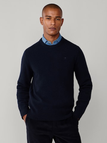 Hackett London Svetr – modrá: přední strana