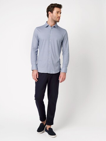 DESOTO Slim fit Button Up Shirt in Blue