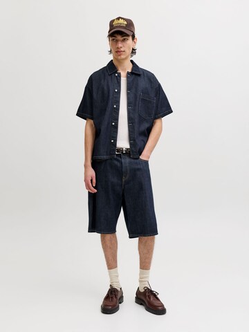 JACK & JONES Baggy Shorts in Blau