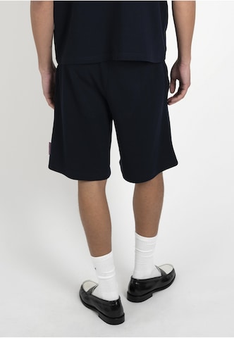 Prohibited Wide leg Broek 'Côte d’Azur' in Blauw