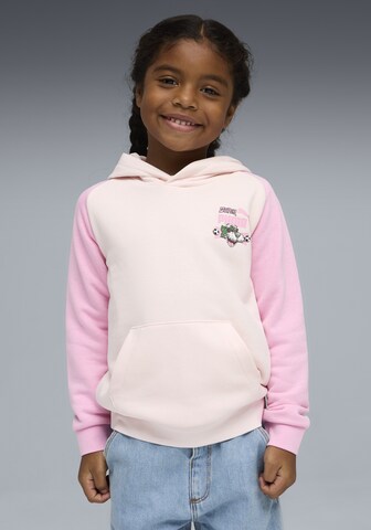 PUMA Athletic Sweatshirt in Pink: front
