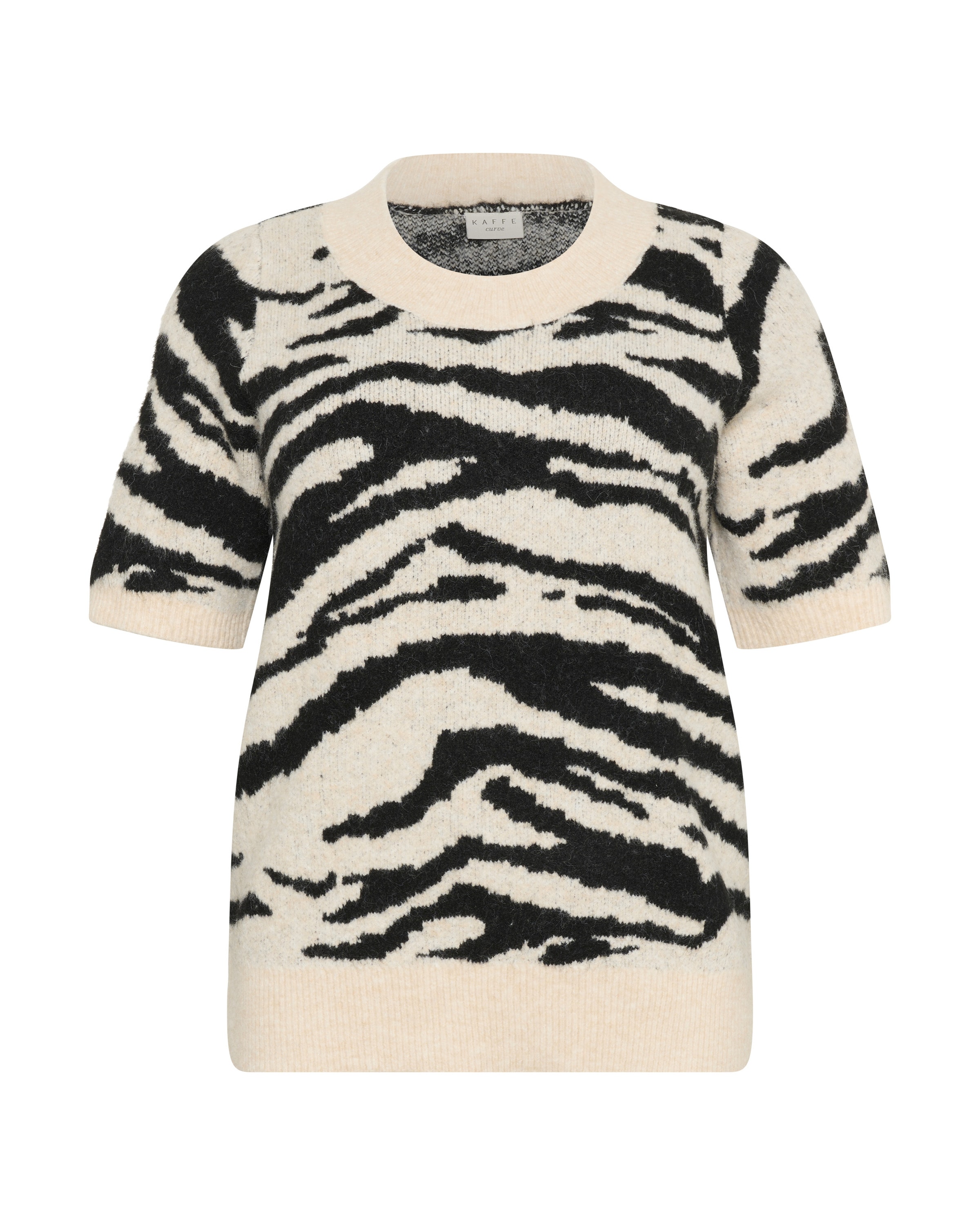 KAFFE CURVE Pullover 'Sandia' i hvid: forside