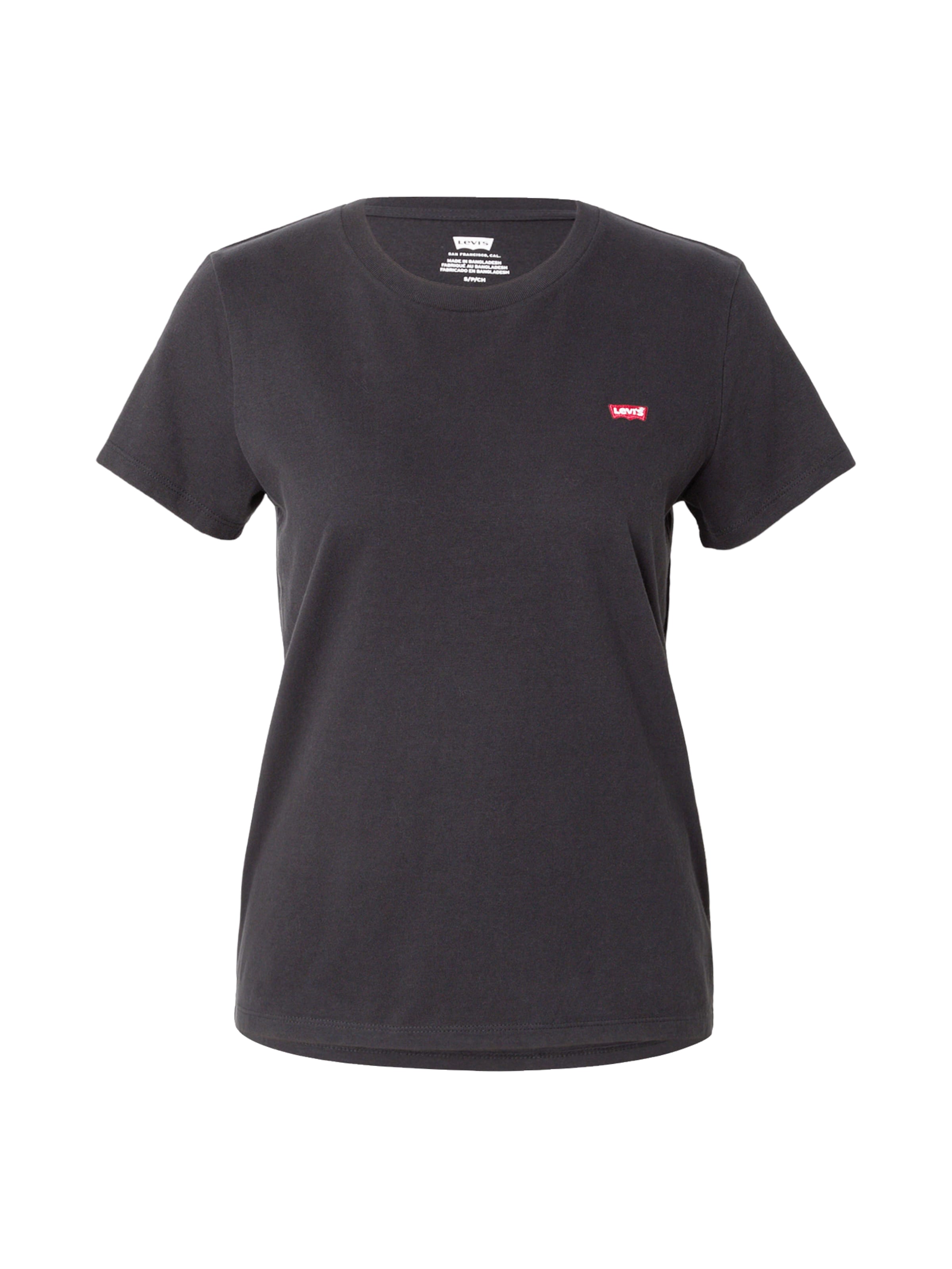 LEVI'S ® Μπλουζάκι 'The Perfect' σε μαύρο: μπροστά