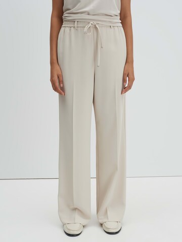 Someday Широкий Плиссированные брюки 'Cevil' в Бежевый: спереди