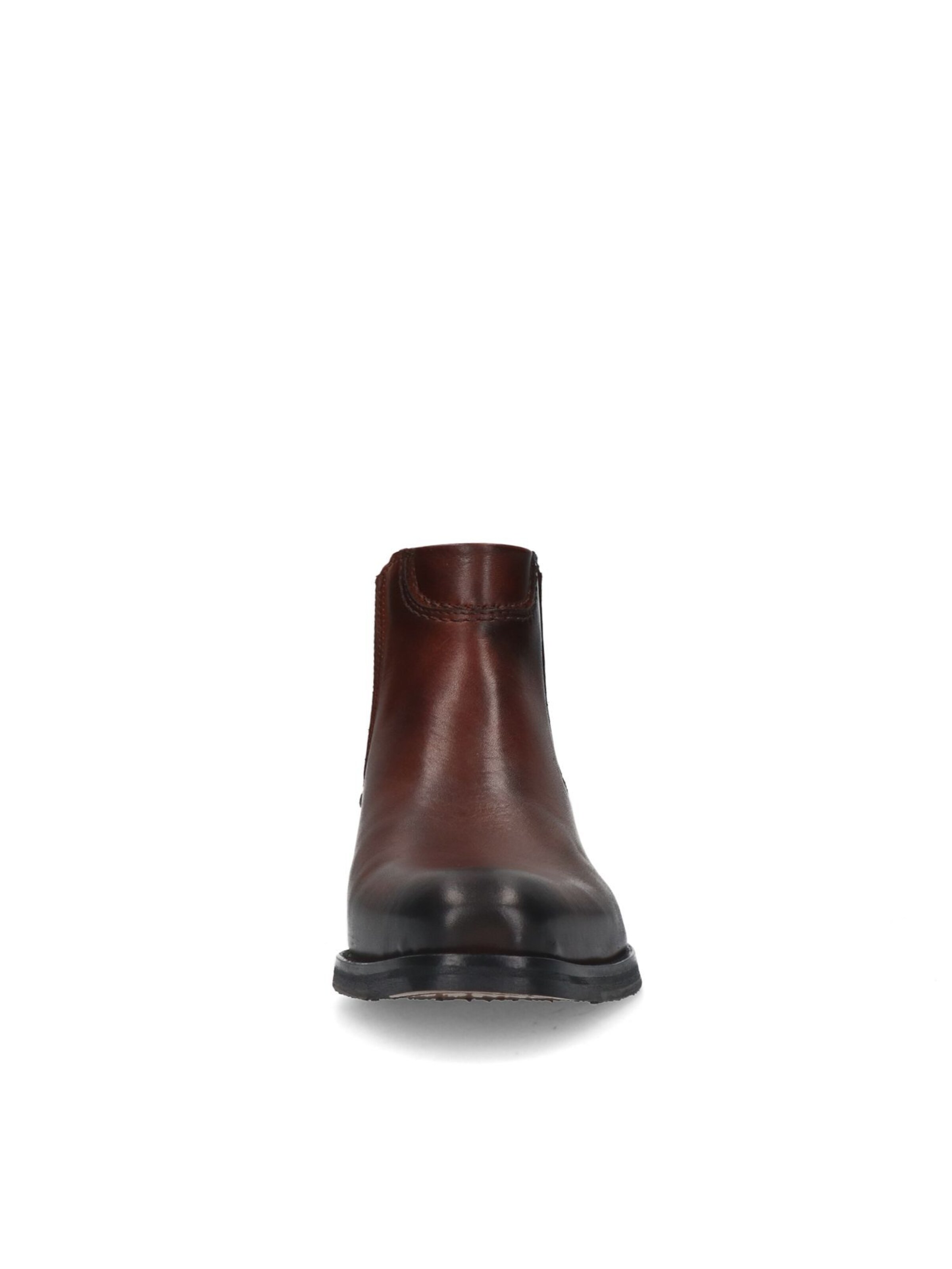 MANFIELD Chelsea boots in Bruin