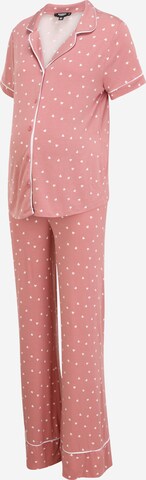 Missguided Maternity Pyjama in Roze: voorkant
