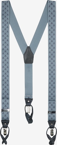 Scalpers Suspenders in Blue: front