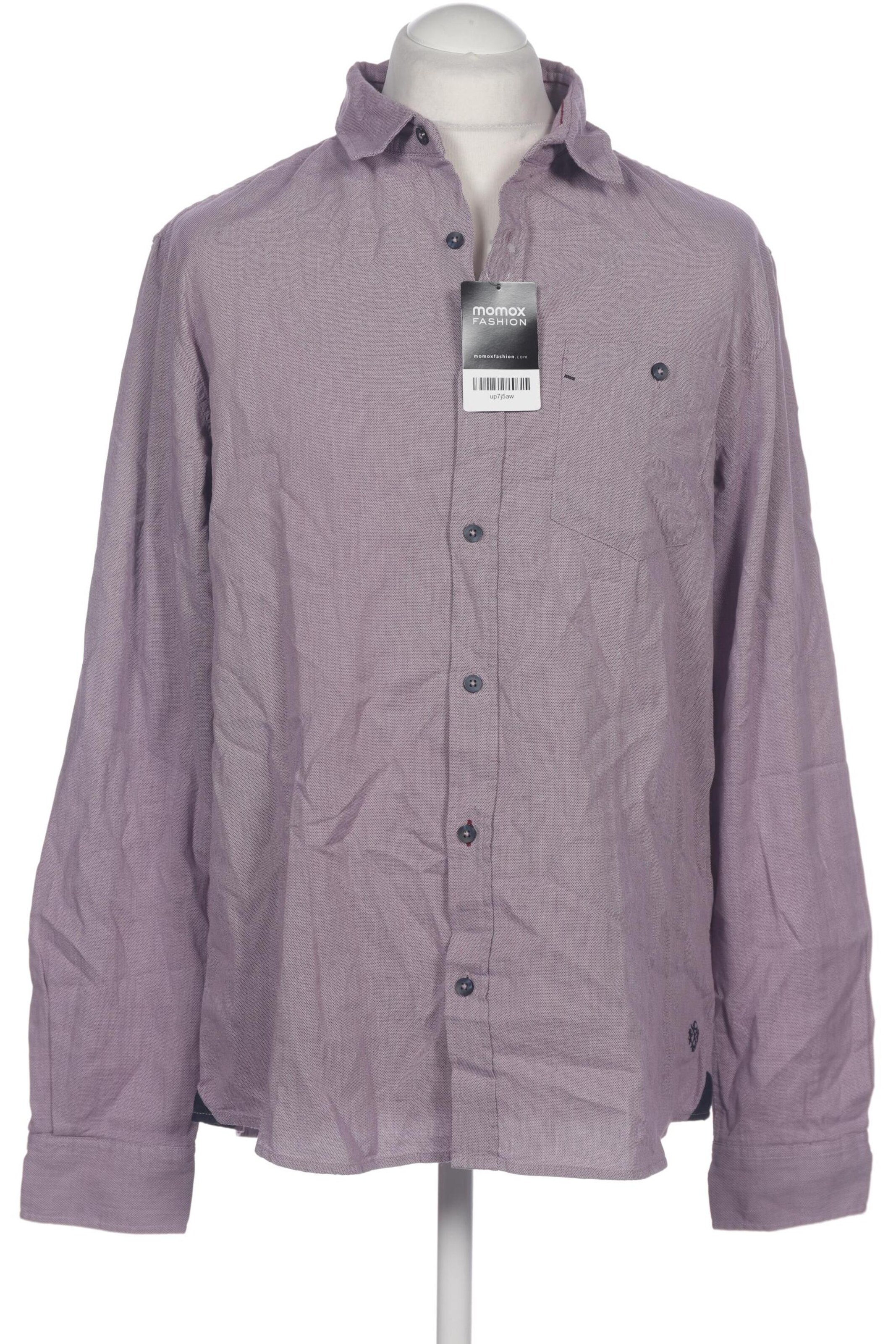 CAMP DAVID Hemd M in Lila: Vorderseite