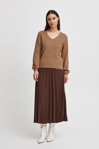 Pull-over 'Milo' b.young en marron