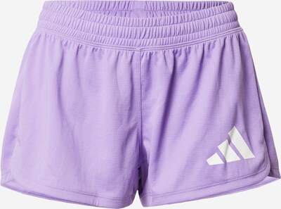 Sportinės kelnės 'Pacer 3-Bar ' iš ADIDAS PERFORMANCE, spalva – purpurinė / balta, Prekių apžvalga