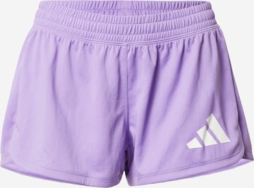 ADIDAS PERFORMANCE Workout Pants 'Pacer 3-Bar ' in Purple: front