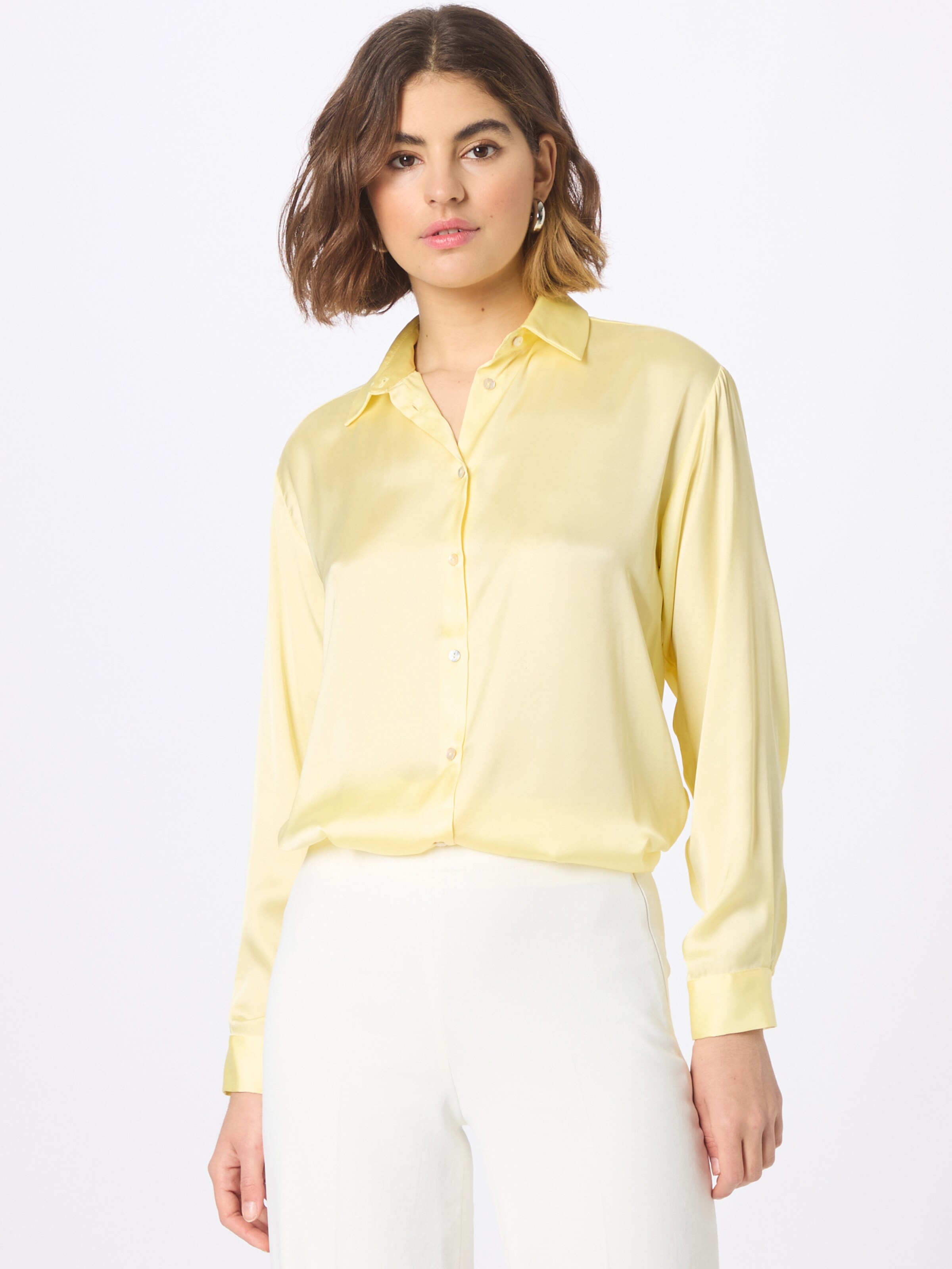 Warehouse Blusa en Amarillo Pastel ABOUT YOU