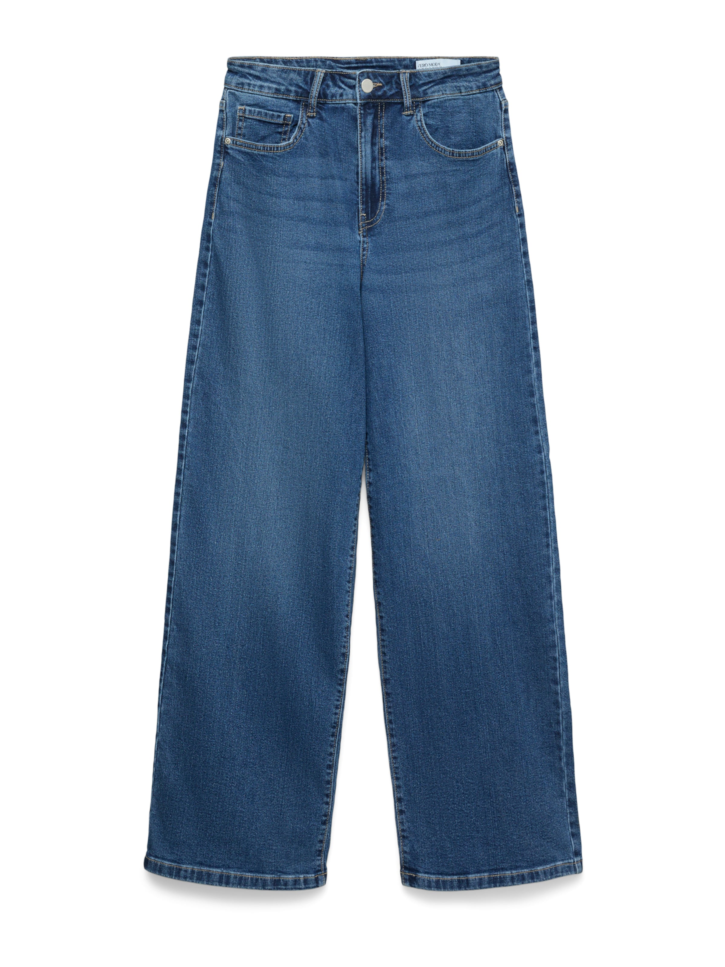 VERO MODA Wide Leg Jeans 'VMFLORA' in Blau: Vorderseite