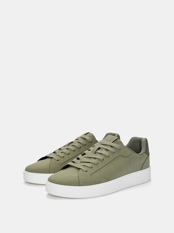 Pull&Bear Sneaker low i grøn