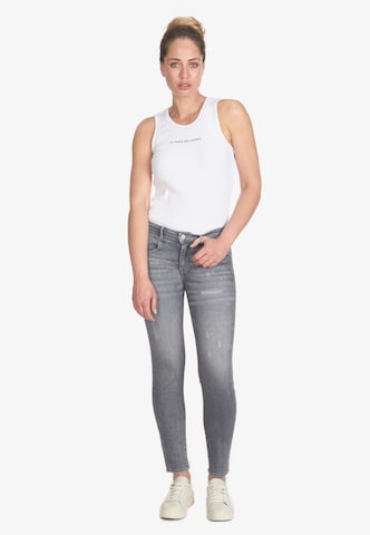 Le Temps Des Cerises Slim fit Jeans 'POWERC' in Grey