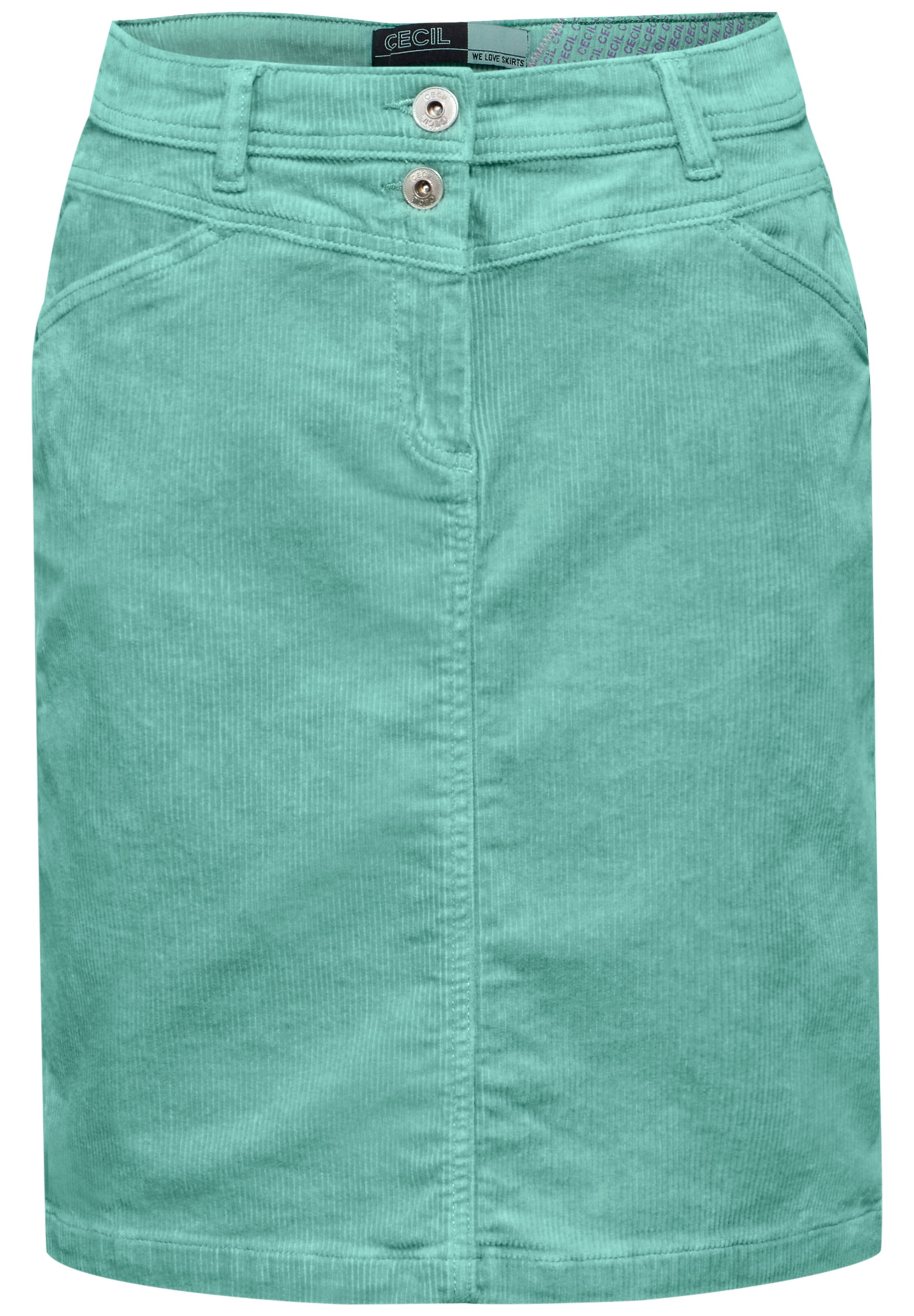 CECIL Rock in Grün: Vorderseite