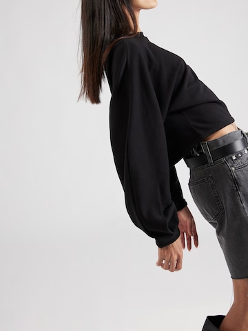 QS Sweatshirt in Zwart