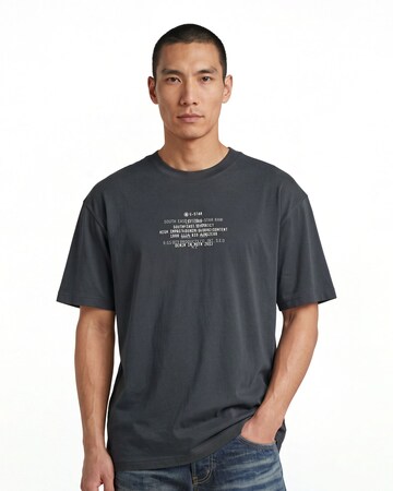 T-Shirt G-STAR en bleu : devant