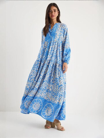 Abito camicia di Bianco Lucci in blu