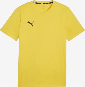 PUMA Athletic Pants in Yellow: front