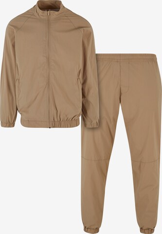 DEF Sweatsuit in Beige: front