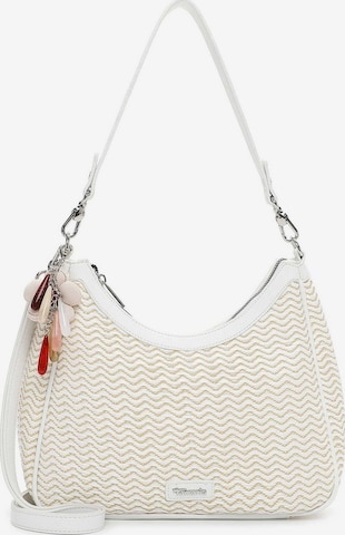Borsa a spalla 'Konstantina' di Tamaris in bianco: frontale