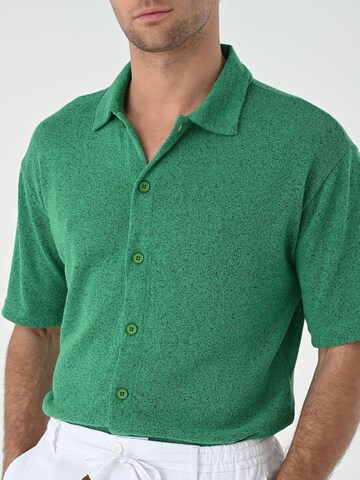 Coupe regular Chemise Antioch en vert