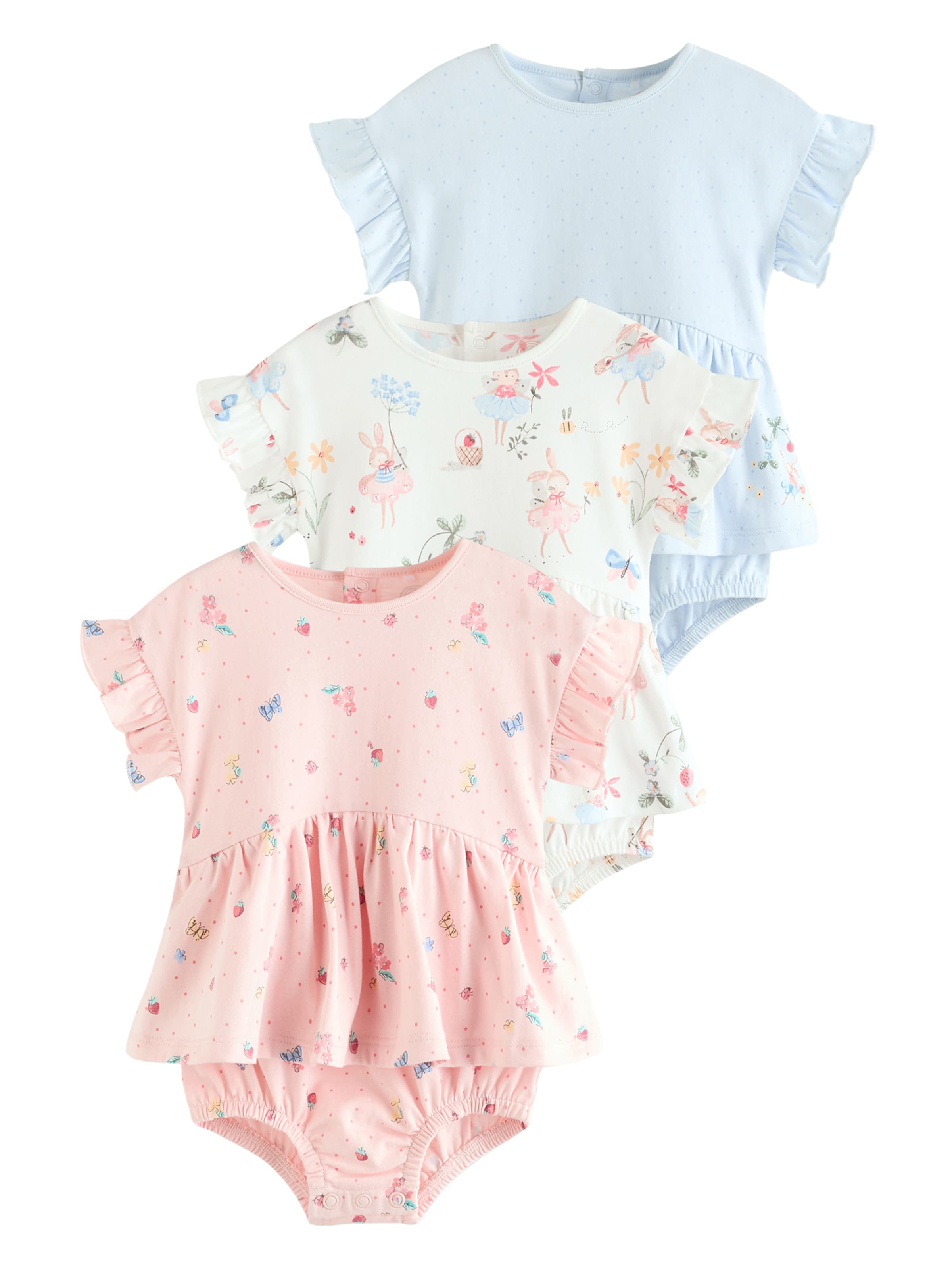 Next Pajac/bodi | modra barva: sprednja stran