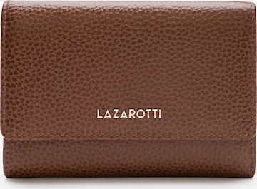 Lazarotti Wallet 'Bologna' in Brown: front