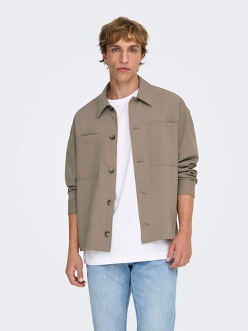 Only & Sons - Chaqueta de entretiempo 'ONSWill' en gris: frente