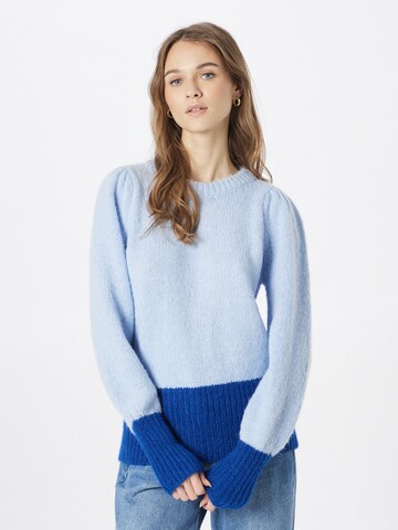 PIECES Pullover 'LAYAN' in Blau: predná strana