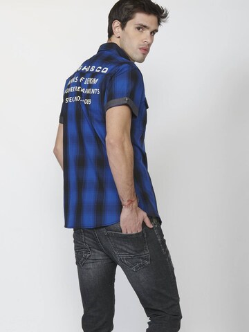 KOROSHI - Ajuste regular Camisa en azul