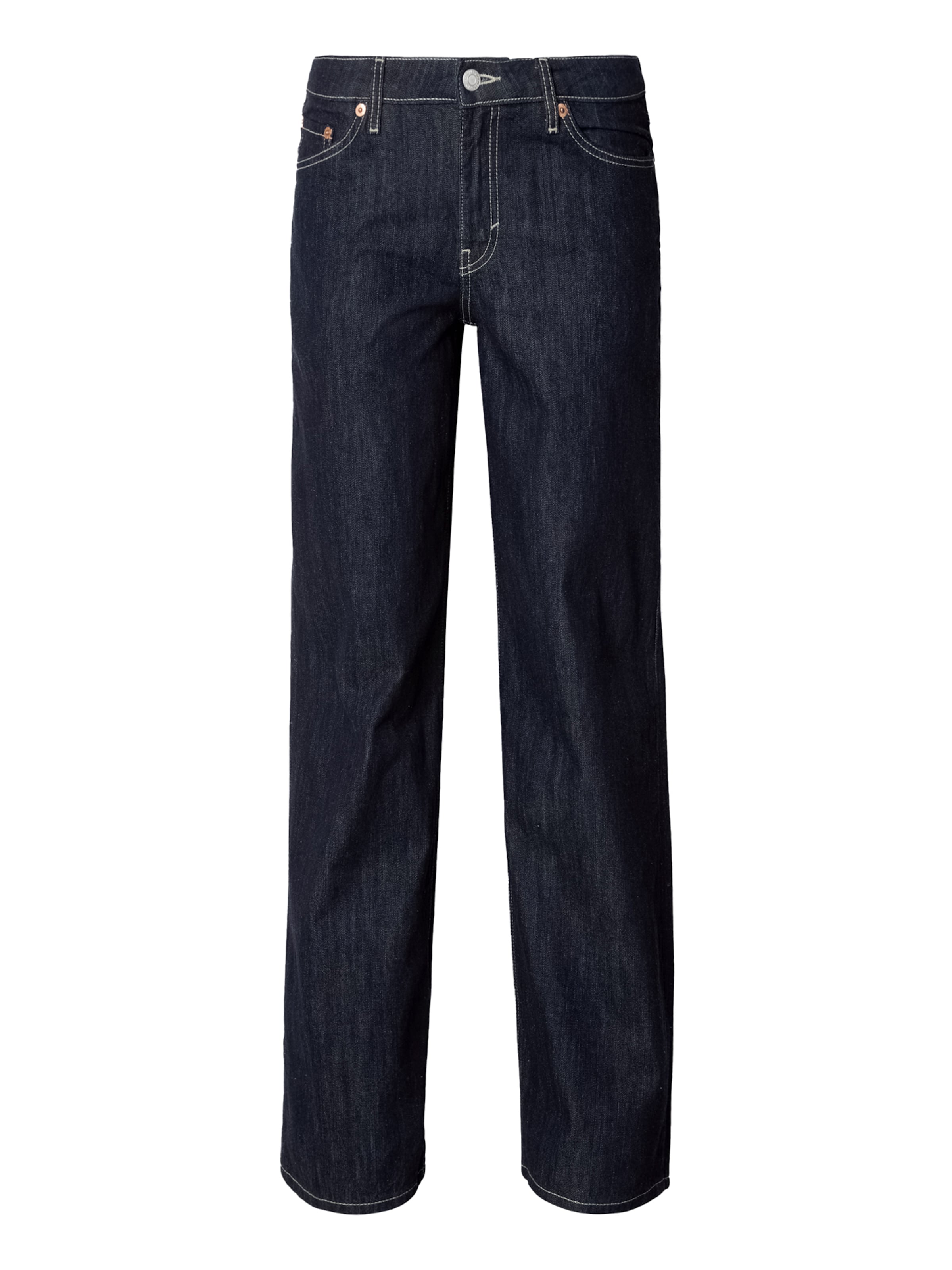 WEEKDAY Avar lõige Teksapüksid &#x27;Ampel&#x27;, värv sinine: eest vaates