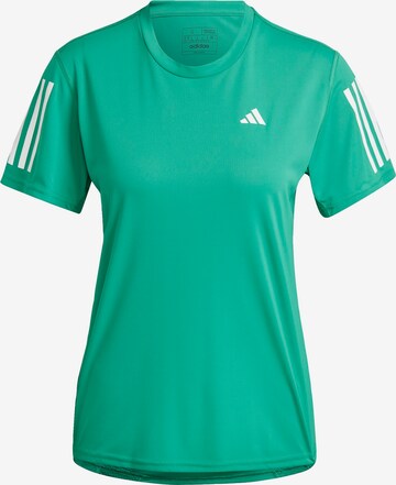 T-shirt fonctionnel 'Own the Run' ADIDAS PERFORMANCE en vert : devant