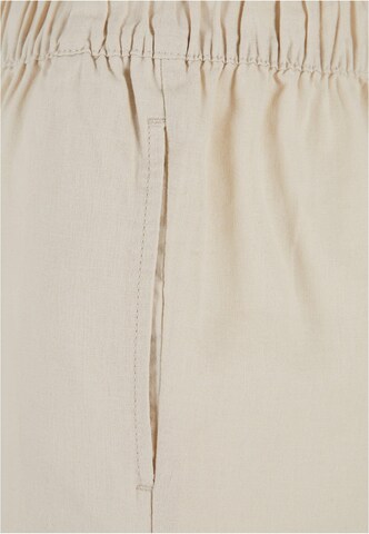 Urban Classics Wide leg Trousers in Beige