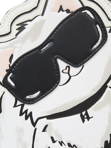 Karl Lagerfeld Taška přes rameno 'Ikon Choupette' – bílá