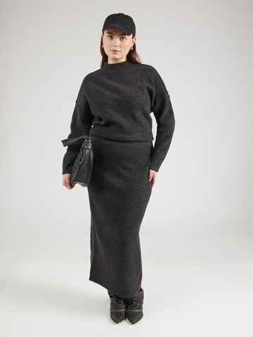 Pull-over 'PCNIKO' PIECES Curve en gris