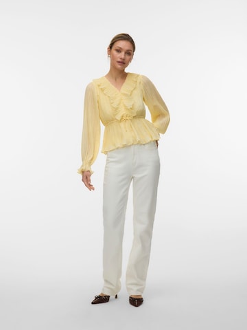VERO MODA Blouse 'VMDora' in Yellow