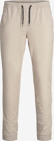 JACK & JONES Avsmalnet Bukse 'Gordon Lane' i beige: forside