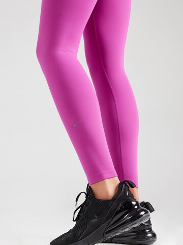 NIKE Skinny Sports trousers 'ONE' in Pink