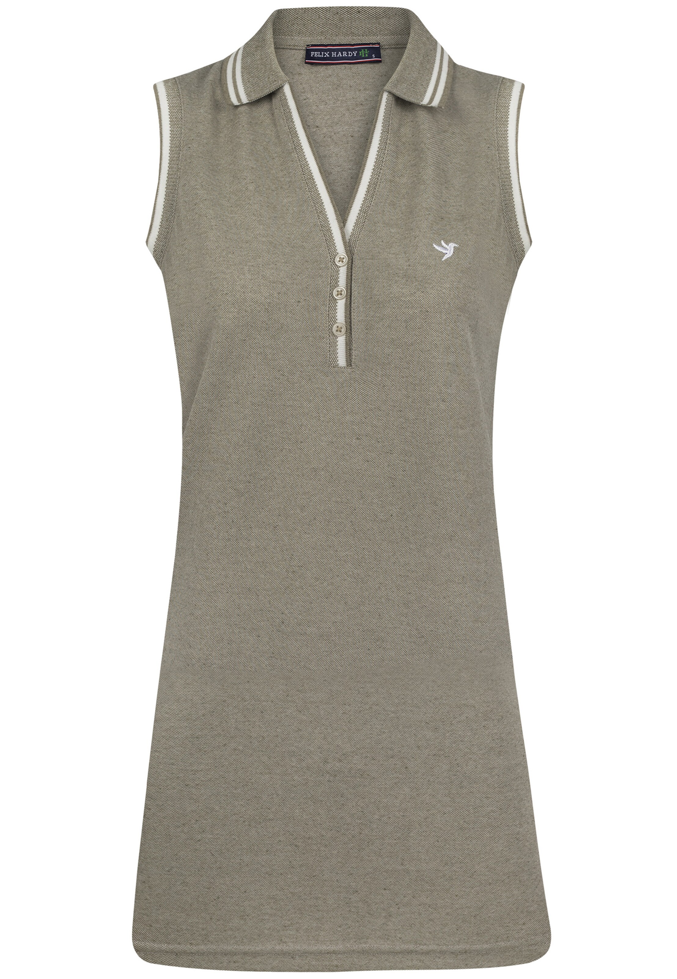 Felix Hardy Strikkjole i grøn: forside