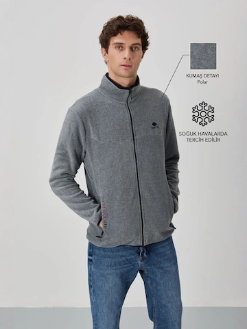 Tommy Life Jacke in Grau: Vorderseite