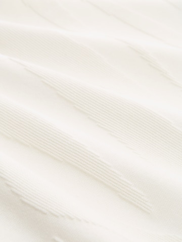 TOM TAILOR Sweater in White