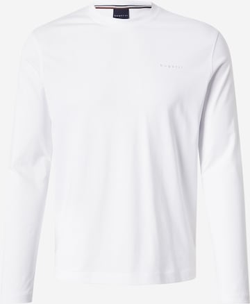 bugatti Тениска в бяло: отпред